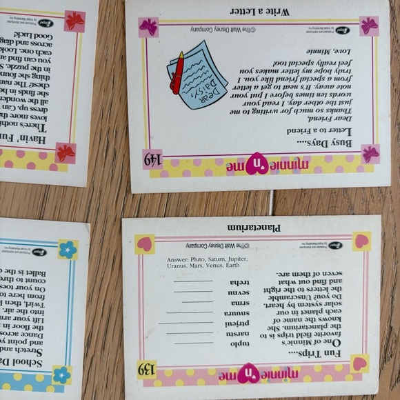 Disney Minnie n’ Me Impel 1991 Collectors Cards - Picture 10 of 12